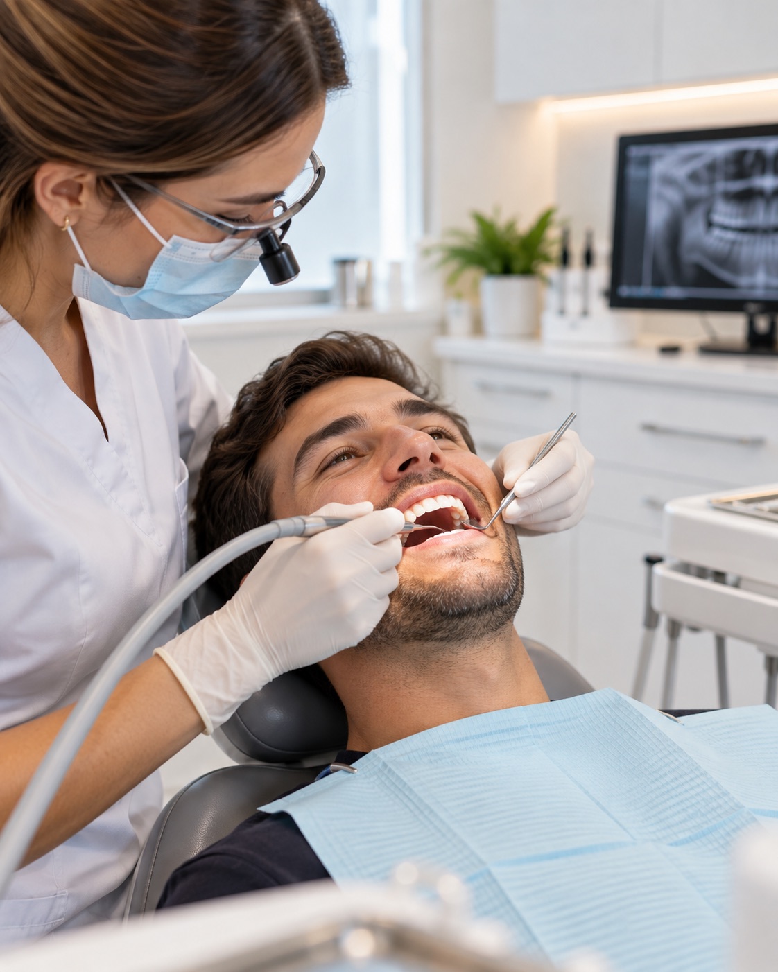 Revisión dental de rutina